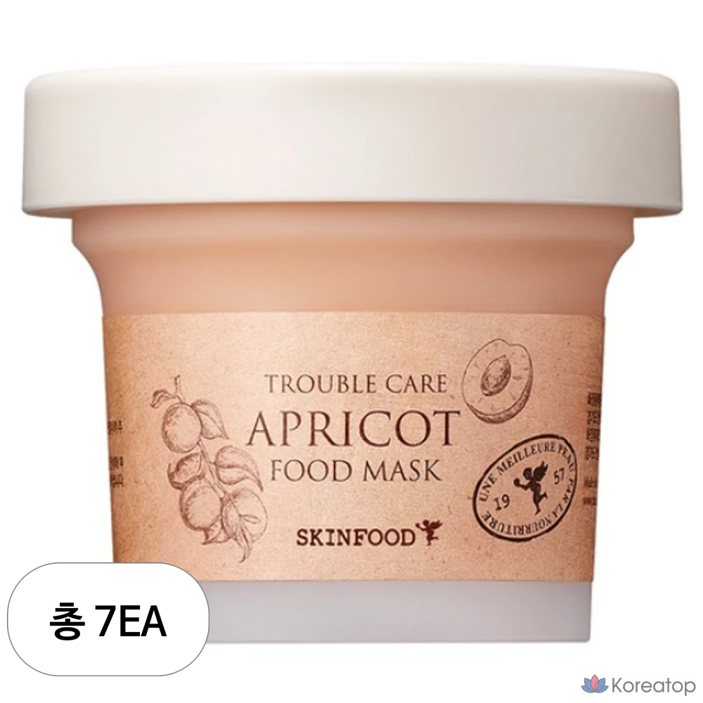 Маска для лица Skinfood с абрикосом, 120 г, 1 упаковка, 7 штук