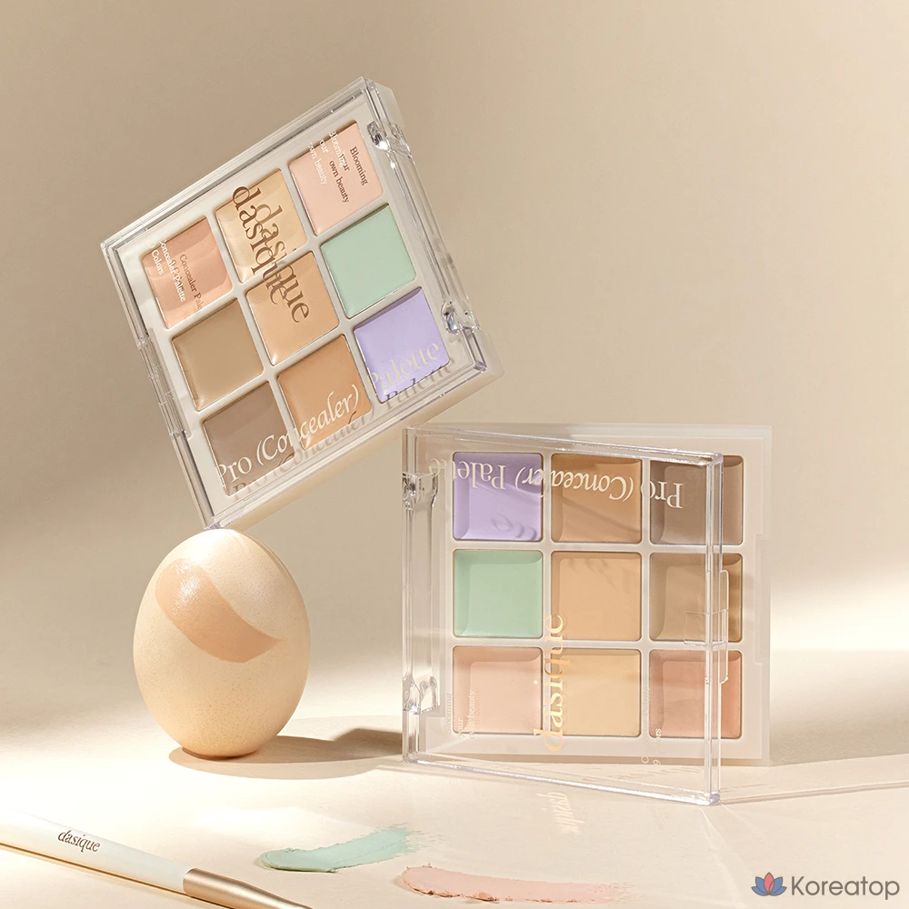 Палетка консилеров Dasique Pro, 9 г, 1 слой, 1 шт.