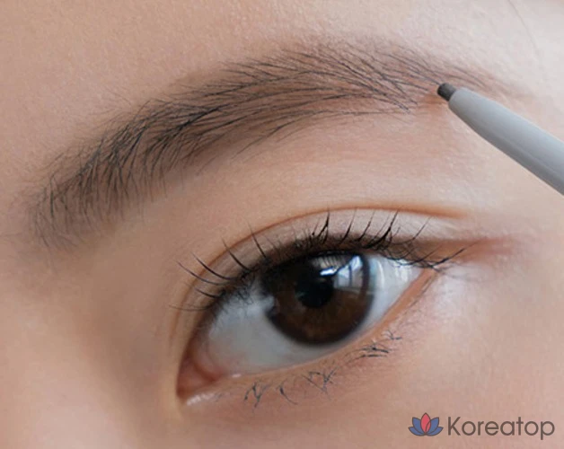 Автоматический карандаш для бровей ROM&ND Hanol Sharp, 0,17 г, цвет W1, нежно-коричневый, 1 шт., фото 5