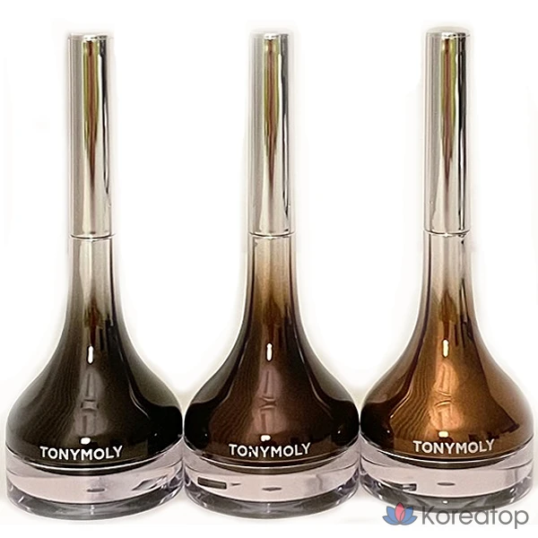 Гелевая подводка для глаз Tony Moly Back Gel Eyeliner 4 г (№ 01-03), № 03 Жемчужно-коричневый, 1 шт.