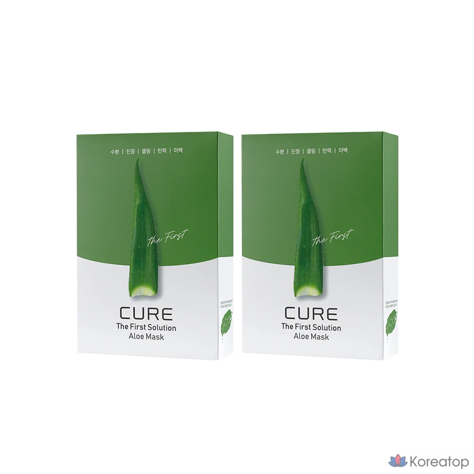 Набор масок с алоэ вера KIM JEONG MOON Aloe La Sense Loe Cure The First Solution, 250 мл, 20 штук, 1 упаковка.