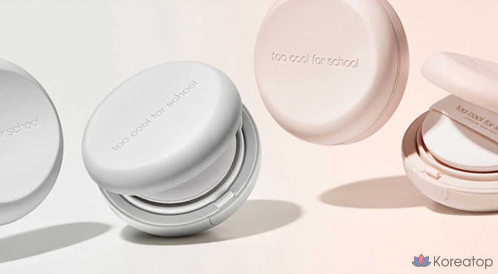 Тональный крем-кушон Too cool for school Art Class Studio De Tangt Fixing Cover Cushion Foundation, основной продукт 12 г + сменный блок 12 г, № 2W, теплый слоновый оттенок, 1 шт.