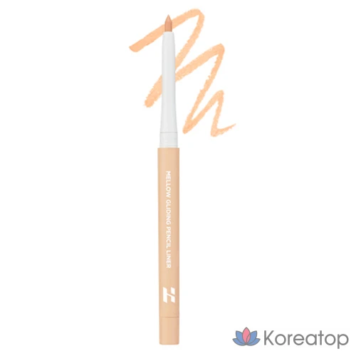 Подводка для глаз Holika Holika Mellow Gliding Pencil Liner, 0.3g, 06 Apricot Crème, 1 шт.