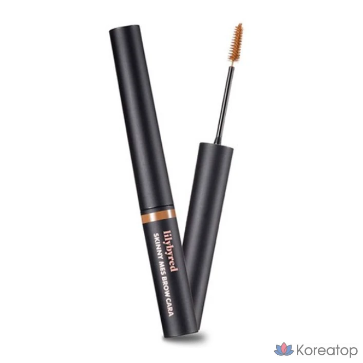 Тушь для бровей Lilybyred Skinny Mess Brow Mascara 3,5 г, цвет № 1 светло-коричневый, 1 шт.