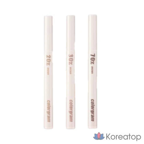 Лайнер для век Colorgram Shade Re-Forming Brush Liner, оттенок 01, 1 шт.