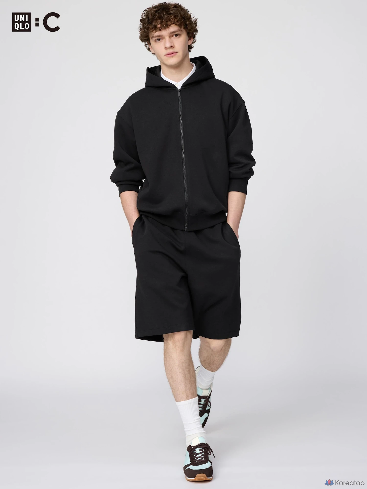 Шорты Uniqlo Sweat Wide Short Pants