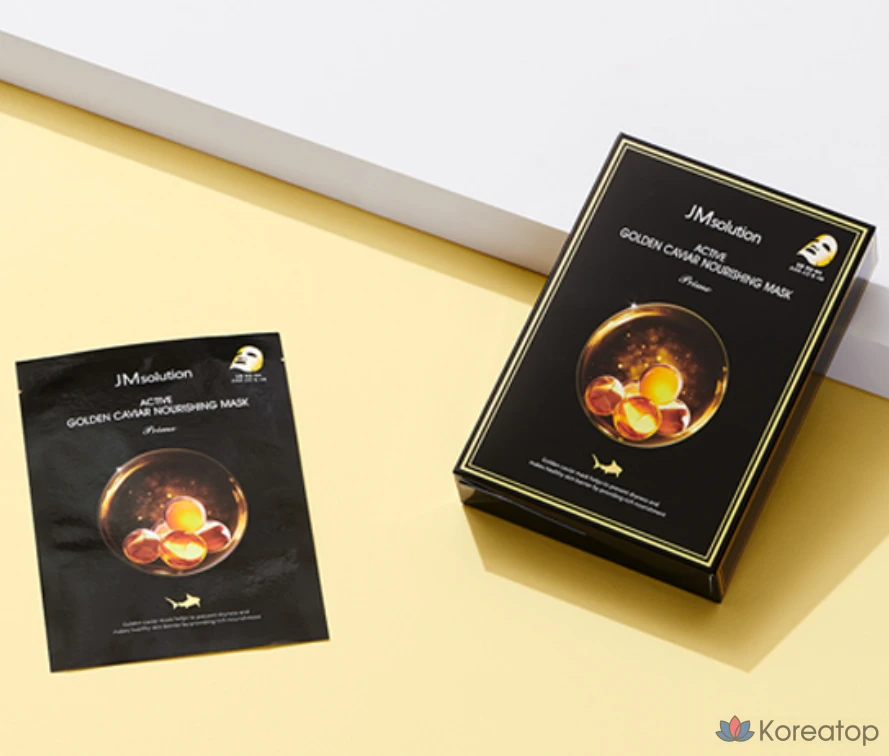 Питательная маска для лица JM Solution Active Golden Caviar, 30 мл, 6 шт., 10 шт., фото 3