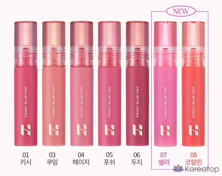 Holika Holika Foggy Blur тинт, 01 Kissy, 1 шт., фото 3