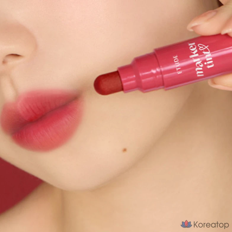Маркеры Etude House Dear Darling, оттенок 01 Raspberry Pop, 1 шт., фото 4