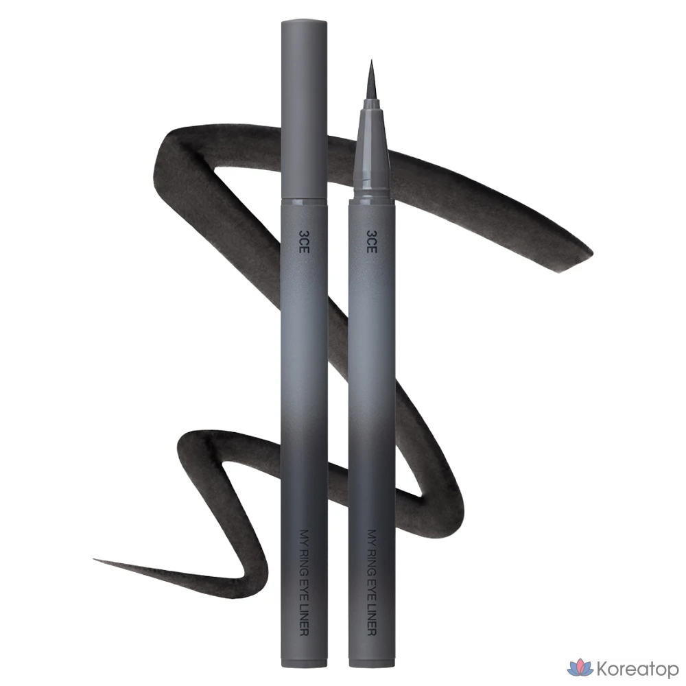 Подводка для глаз 3CE My Ring, 1 шт., пепельно-черный