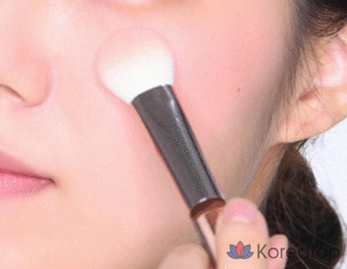 Кисть для румян Vanillaco, розовая, 1 шт.