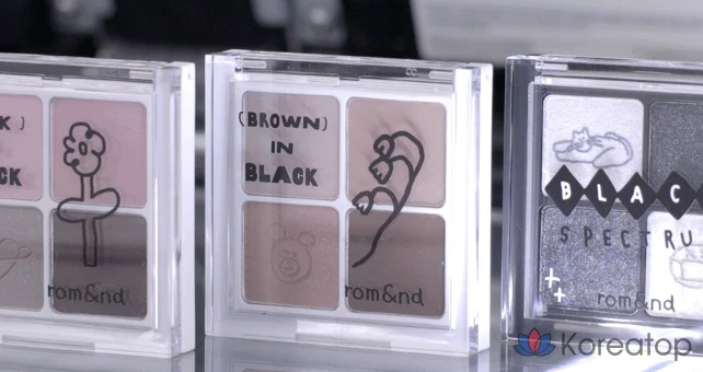 Палетка теней для век ROM&ND Inapisquare Better Than Eyes, 7,3 г, цвет B02 