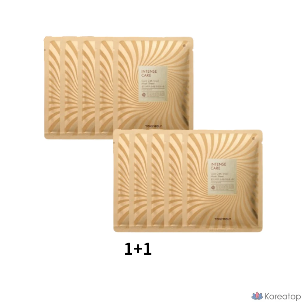 Гелевая маска Tony Moly Gold 24K Snail Gel Mask, 25 г, 20 шт., 1 шт.