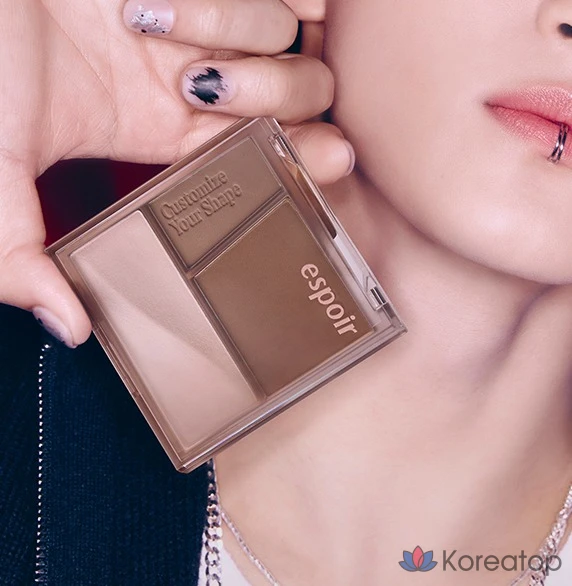 Палетка для контурирования Espoir Tone Pairing Contour Palette 10 г, № 2, холодный серый, 1 шт.