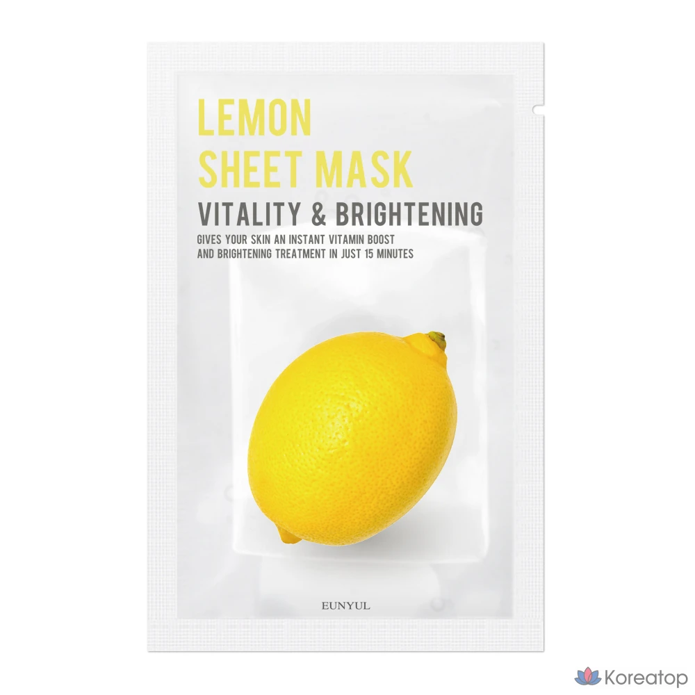 Набор масок для лица Eunyul Purity с лимоном, 1 упаковка, 1 штука.