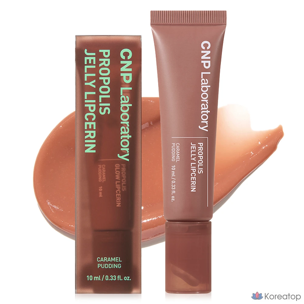 CNP Cha & Park Прополисная гелевая помада, карамельный пудинг, 10 мл, 1 шт.