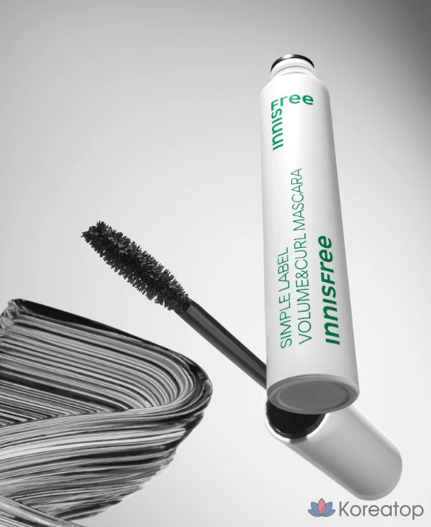 Тушь для ресниц Innisfree Simple Label Volume & Curl, 7,5 г, 1 шт., фото 4