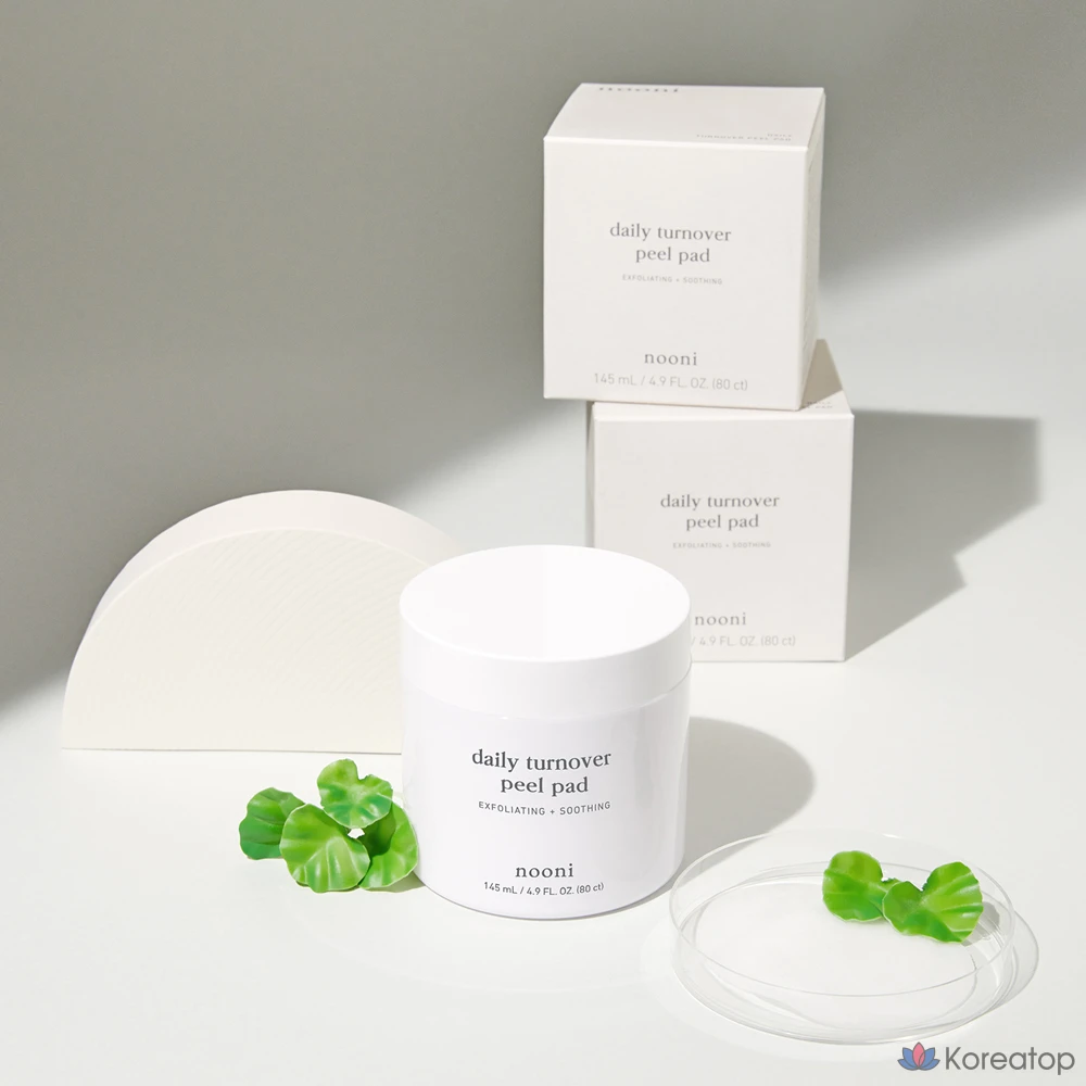 Nuni AHA Daily Pore Clearing Pad 145 мл, 80 листов, 1 упаковка