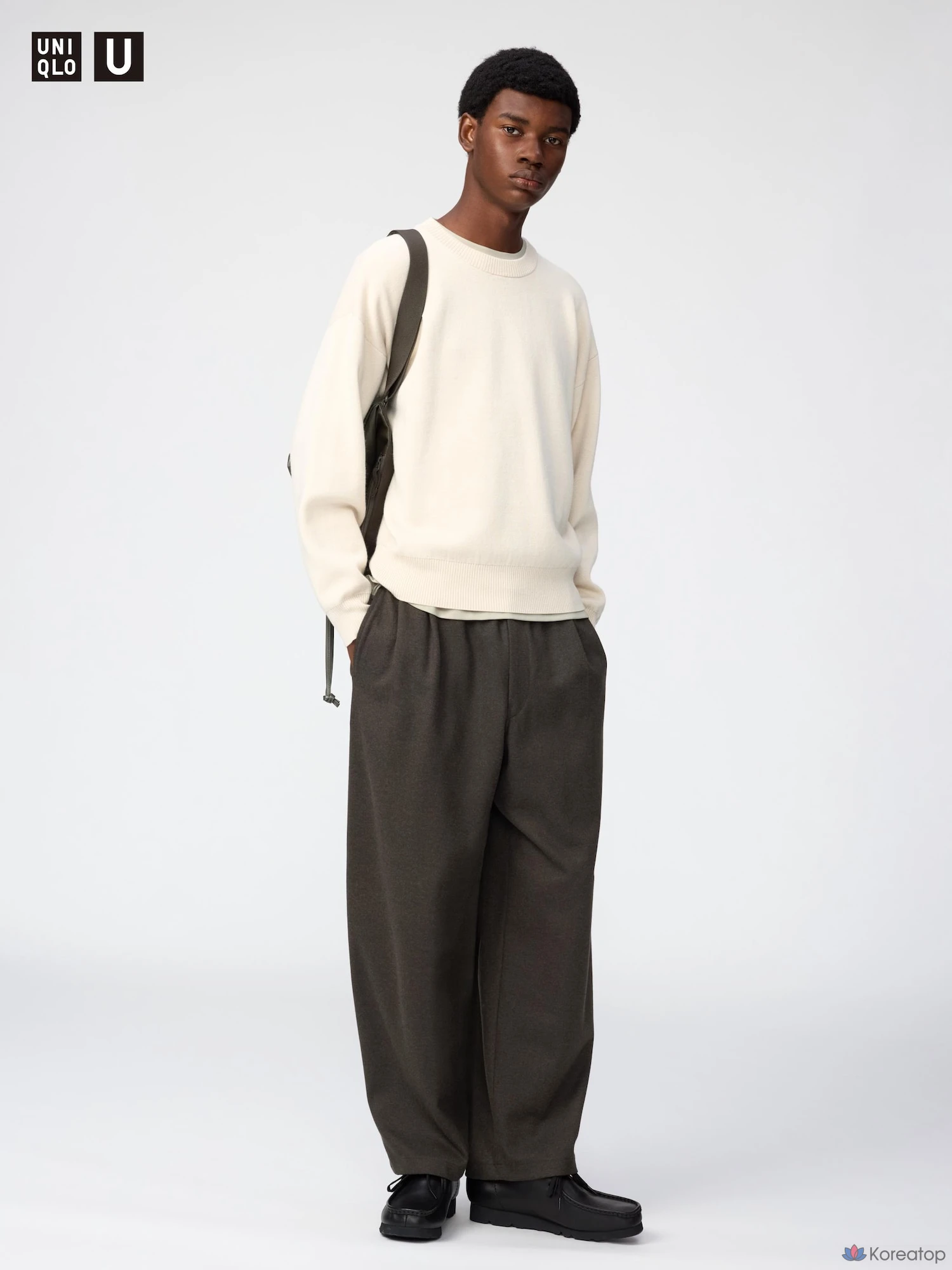 Брюки Uniqlo Brushed Jersey Wide Pants