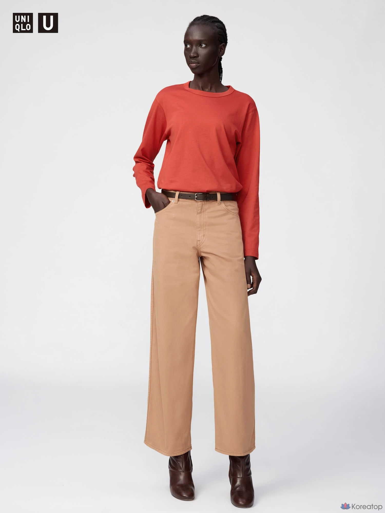Джинсы Uniqlo Wide Straight Jeans