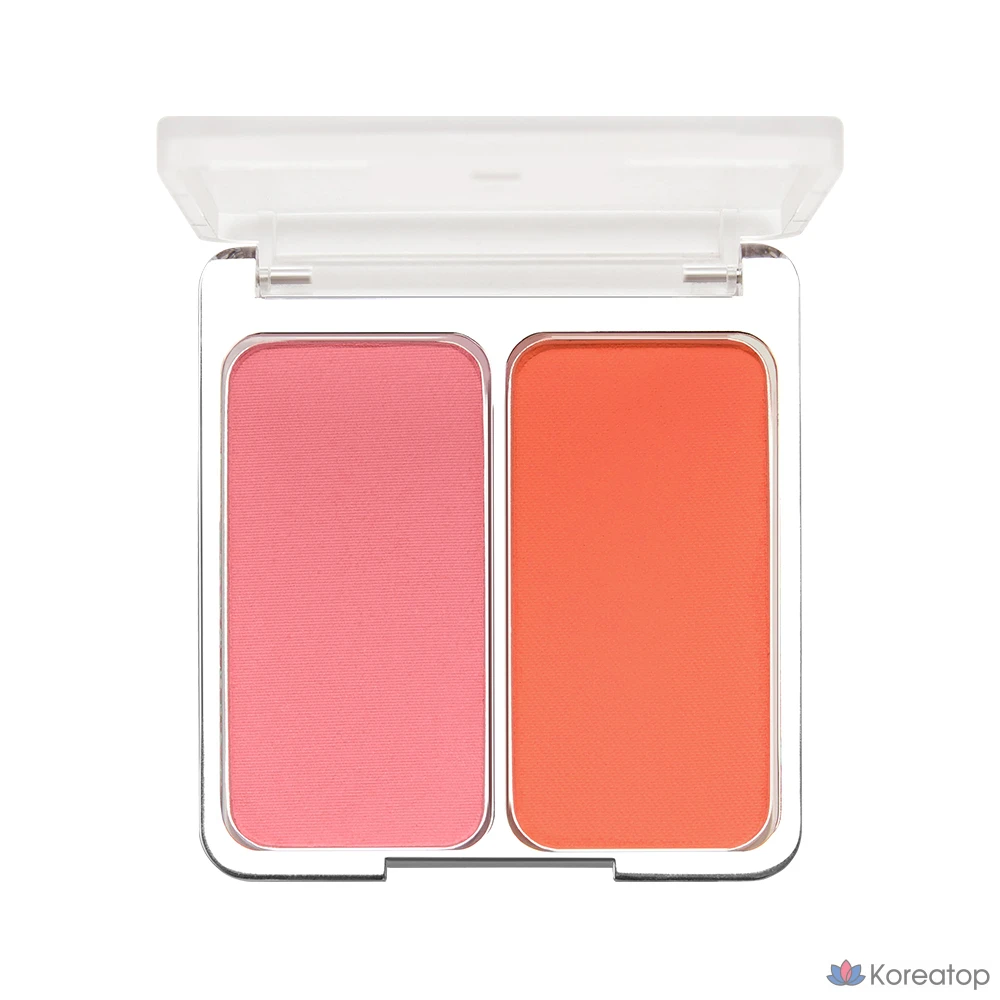 Румяна 2an Dual Cheek Blusher, оттенок 04 Hot Living Coral, 9 г, 1 шт.