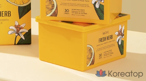 Набор масок для лица NACIFIC Fresh Herb Origin Daily Revers Mask Pack, 30 штук, 3 упаковки., фото 6