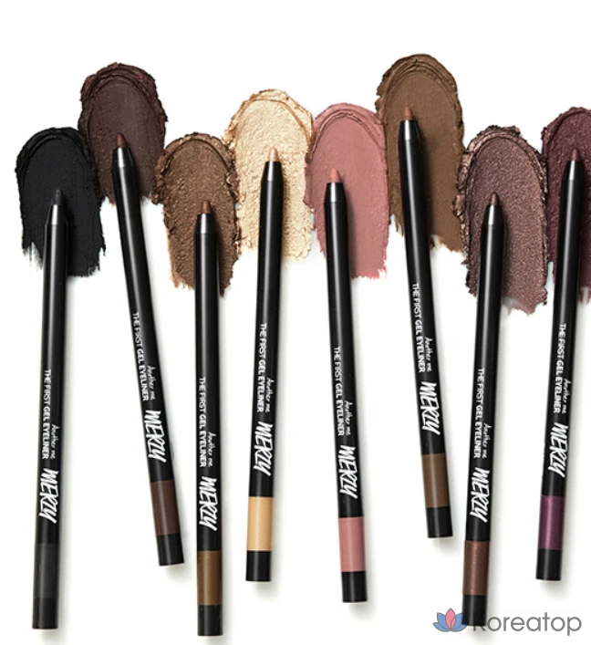 Гелевая подводка для глаз MERZY the First No-Fall, 0,5 г, оттенок G12 Sienna Brown, 1 шт., фото 4