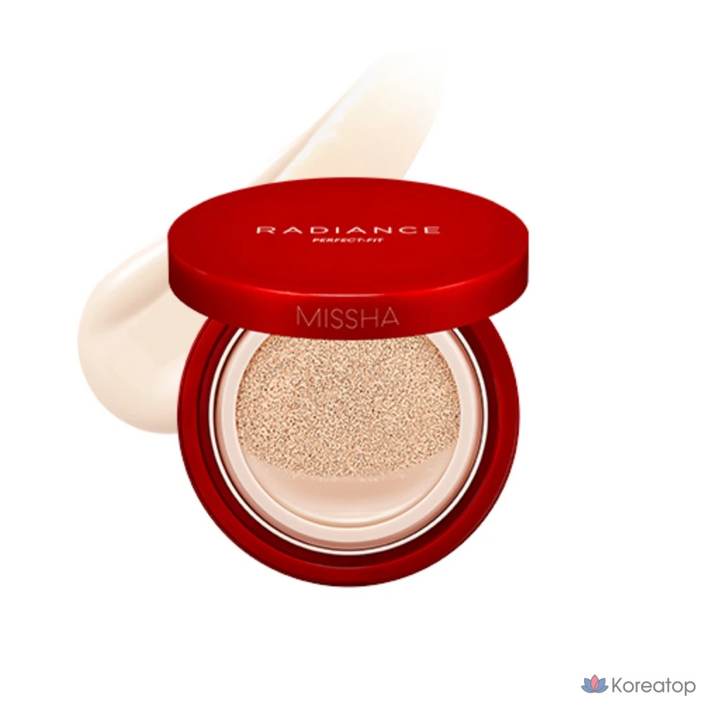 Тональный крем Missha Radiance Perfect Fit Cushion, 15 г, № 21 «Ваниль», 1 шт.