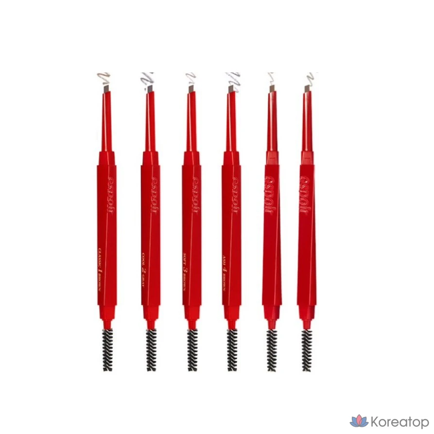 Карандаш для бровей Espoir The Brow Balance Pencil, 0,1 г, № 4, пепельно-коричневый, 1 шт.