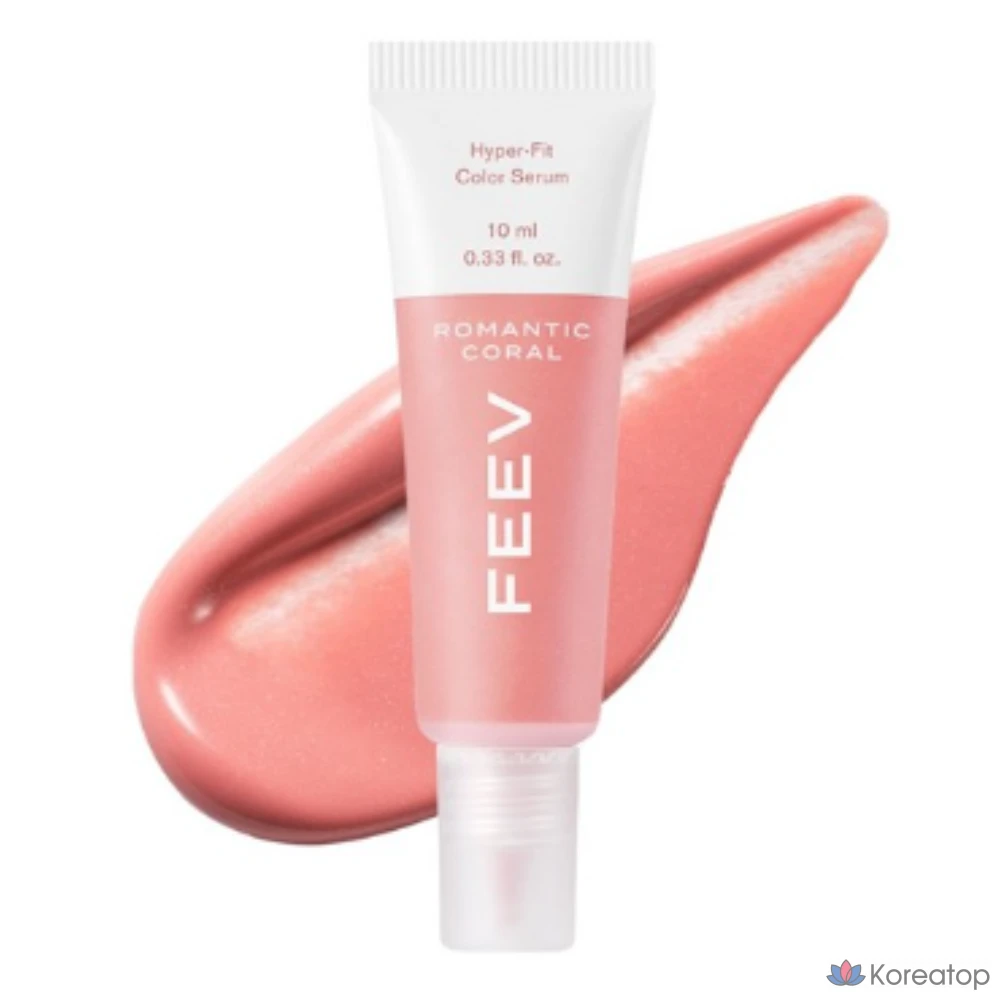 Румяна-сыворотка FEEV Color Serum Blusher 10 мл, Romantic Coral (розово-коралловый оттенок), 1 шт.