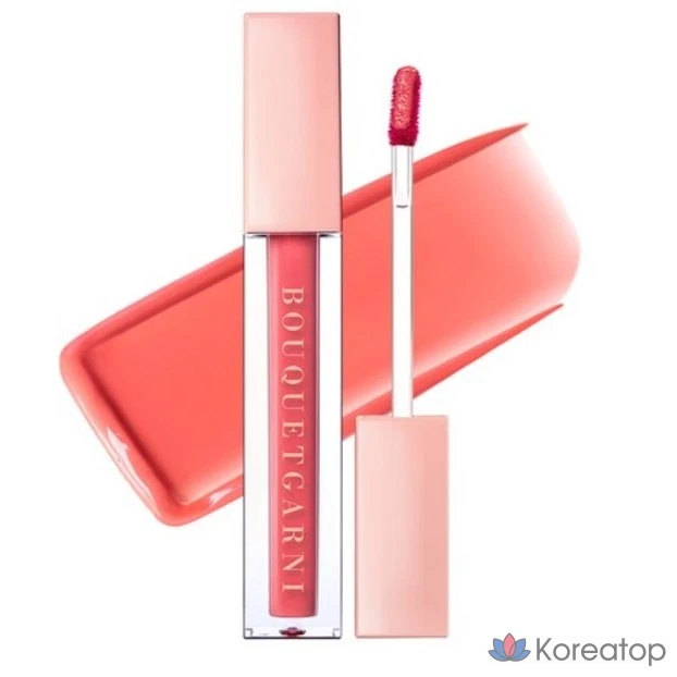 Тинт для губ Bouquet Garni Glam Dew, персиковый оттенок, 3,5 г, 1 шт.