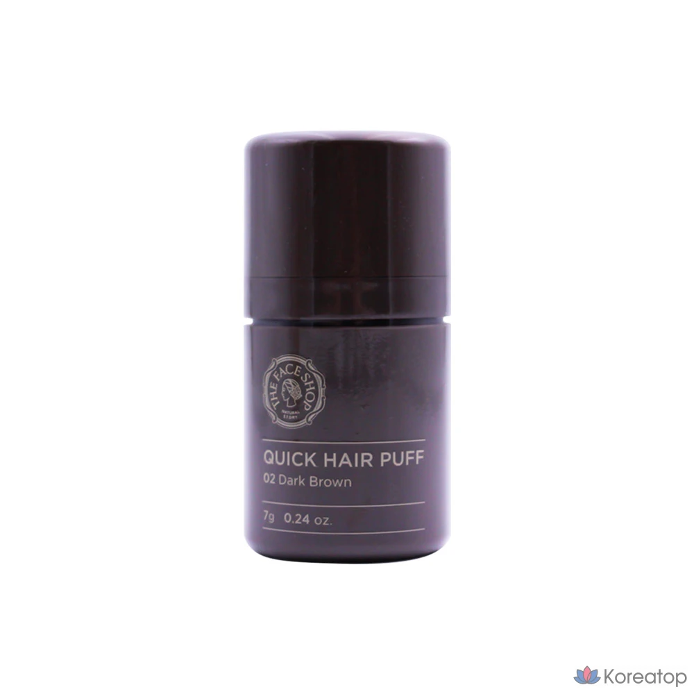 Тени для век The Face Shop Quick Hair Puff Shadow 7 г, Quick Hair Puff 04 Black, 1 шт., фото 2