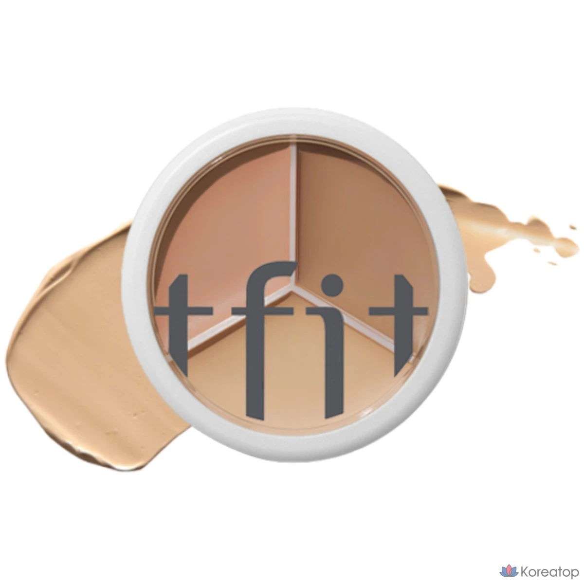 Консилер Tipit Cover Up Pro Warm (Deep Beige/Natural Beige/Peach Beige), 1 шт.