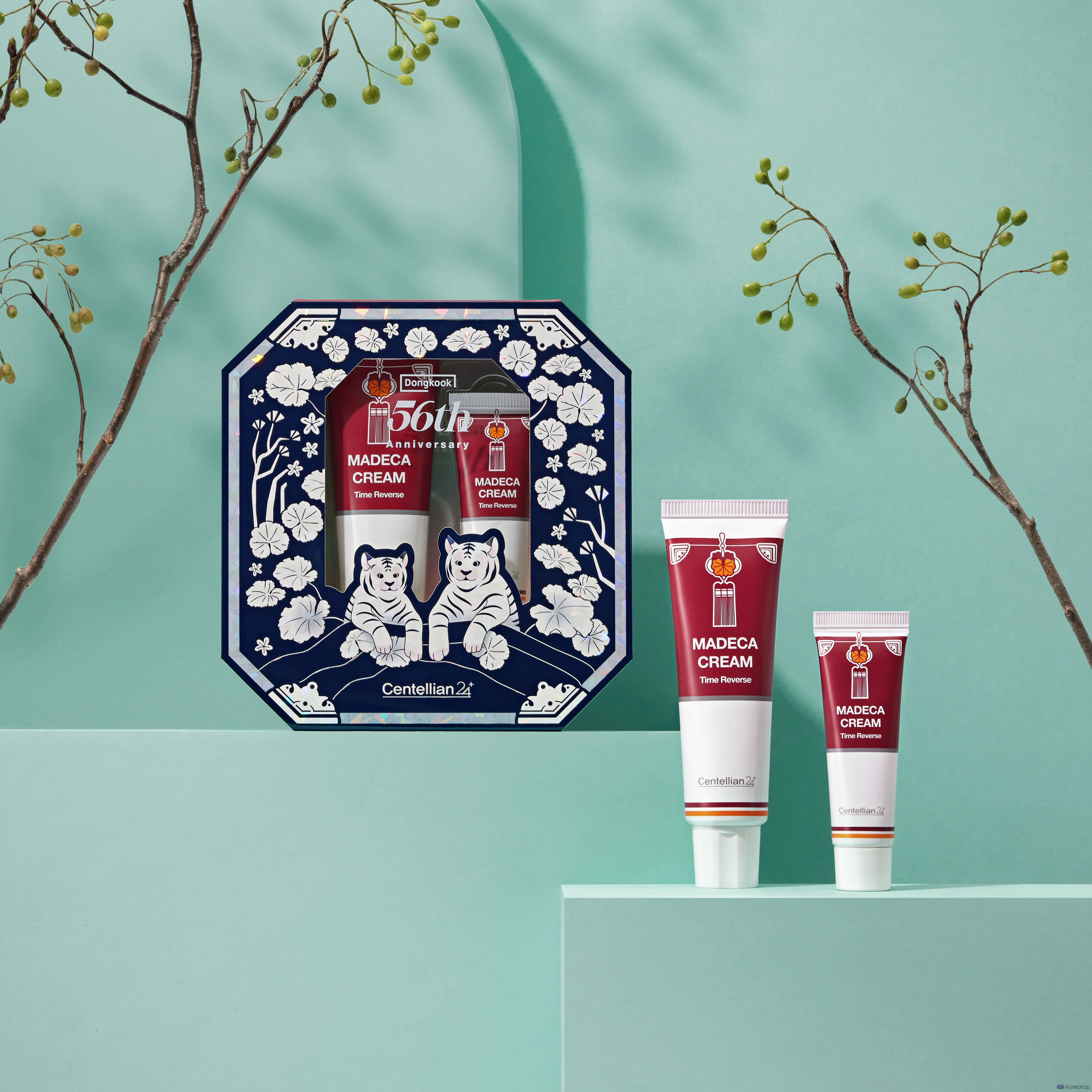 Набор дневных кремов Centellian24 Madeca Time Reverse, 5 комплектов., фото 2