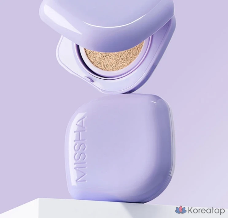 Тональный крем-кушон Missha Layering Fit Semi Glow Cushion Foundation, 15 г, оттенок 23 Sand, 1 шт., фото 4