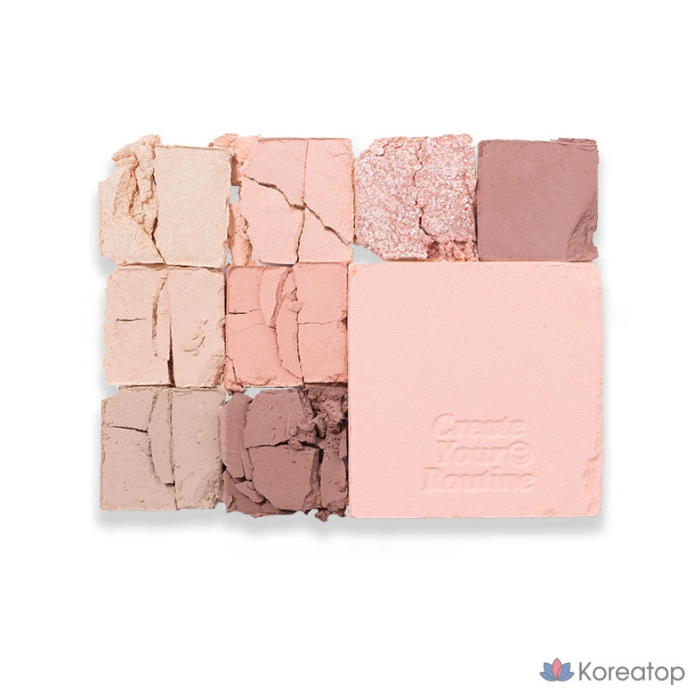 Палетка теней для век MERZY Your Routine Eye Palette, ROSY CLOSET, 1 шт., фото 3