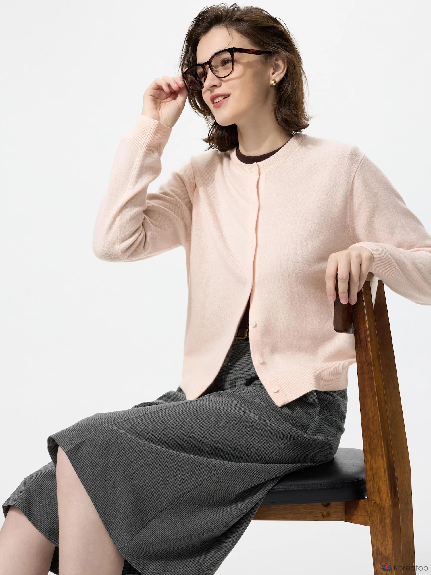 Кардиган Uniqlo Cashmere Crew Neck Cardigan