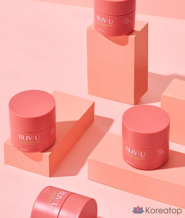 Крем для повышения эластичности кожи BLIV:U Collagen Bouncing Elasticity Cream, 80 мл, 1 шт.