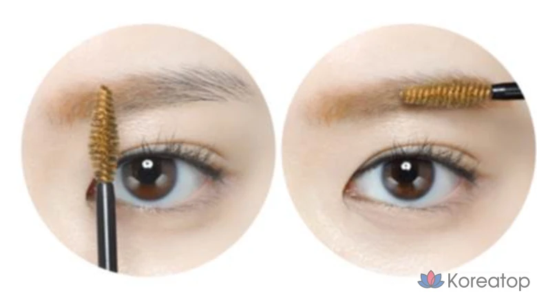 Накладные брови Etude Pure False Eyebrow Cara, 4,5 г, № 5, светло-коричневый, 1 шт., фото 2