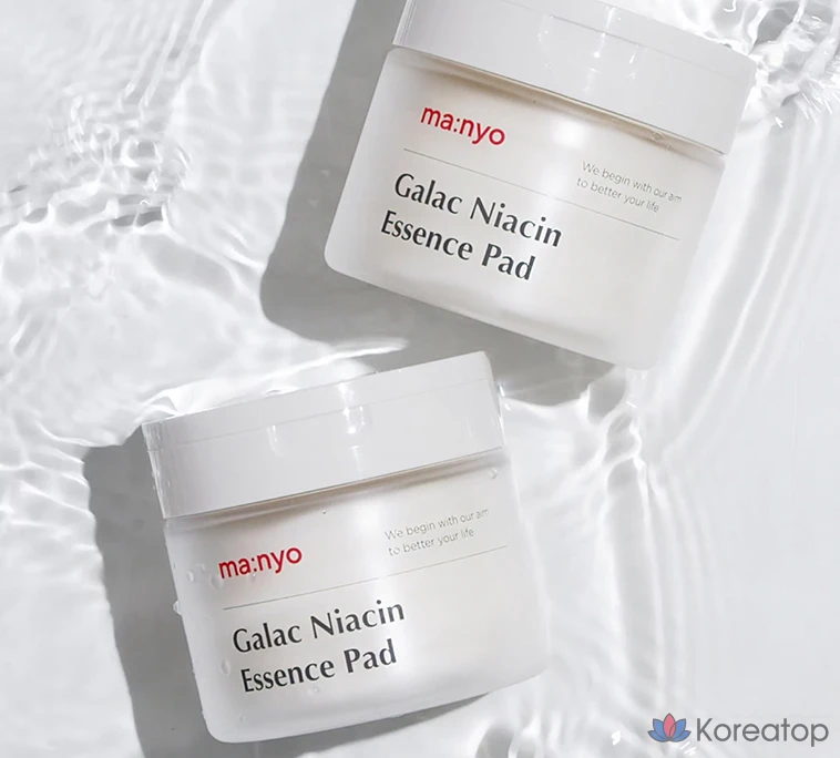 Эндоплазматические подушечки Manyo Factory Galac с ниацином, 300 мл, 80 листов, 1 упаковка.