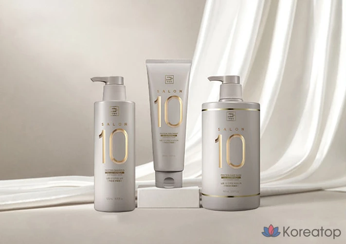 Шампунь Mise en Scene Salon 10 Protein для сильно поврежденных волос, 500 мл, 1 шт.