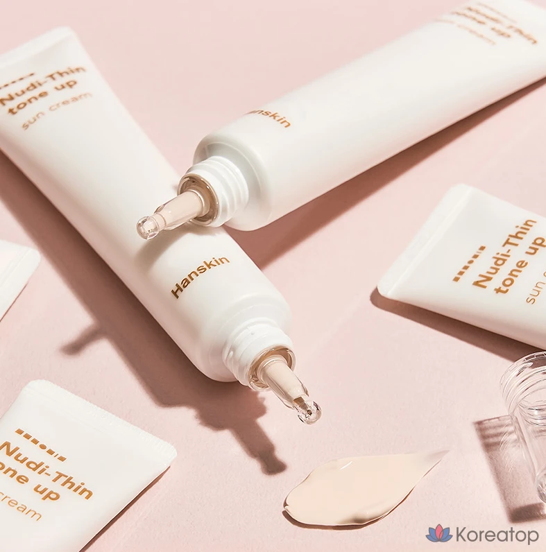 Солнцезащитный крем HANSKIN Nude Scene Tone-Up SPF50+ PA++++, 40 мл, 1 шт.