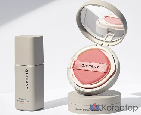 Тональный крем Giverny Close-Fit Matte Foundation, 30 мл, 1 шт., цвет 17C (фарфор).