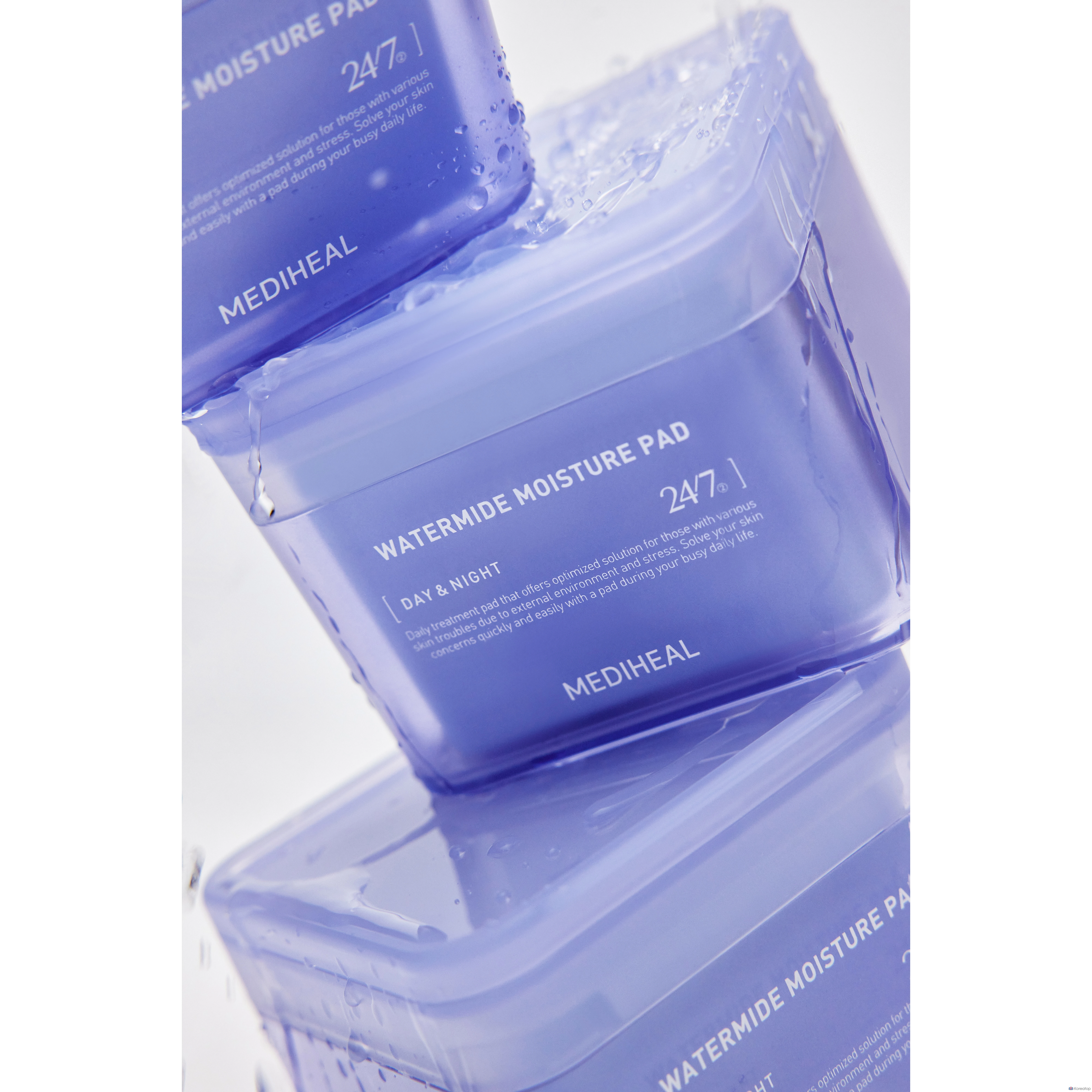 Увлажняющие подушечки Mediheal Watermid, 150 мл, 100 листов, 1 упаковка