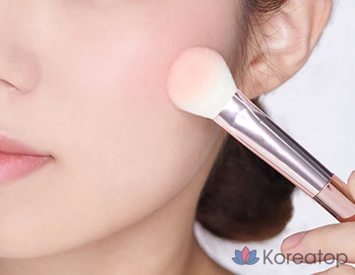 Кисть для румян Vanillaco, розовая, 1 шт.