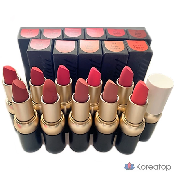 Помада The Face Shop FMGT Bold Velvet Lipstick 3,5 г (№ 01-21), 1 шт., № 15 Горькая роза
