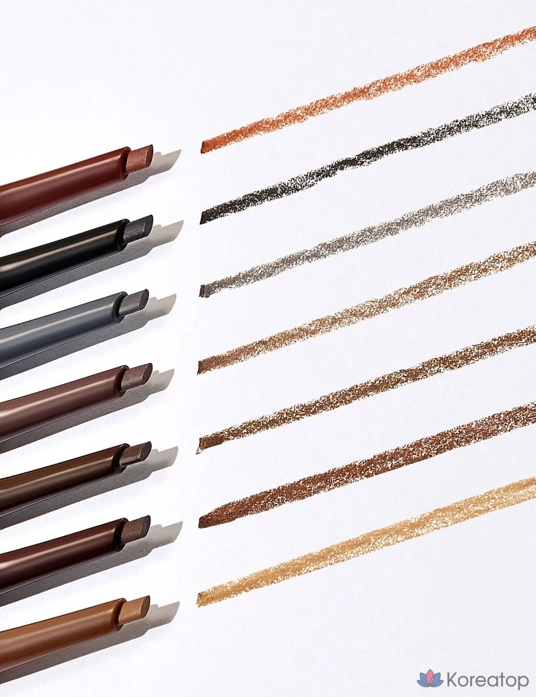 Карандаш для бровей Innisfree Flat Eyebrow Pencil, 0.3 г, оттенок розово-коричневый, 1 шт., фото 3