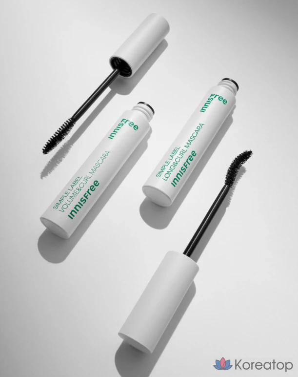 Тушь для ресниц Innisfree Simple Label Volume & Curl, 7,5 г, 1 шт., фото 5