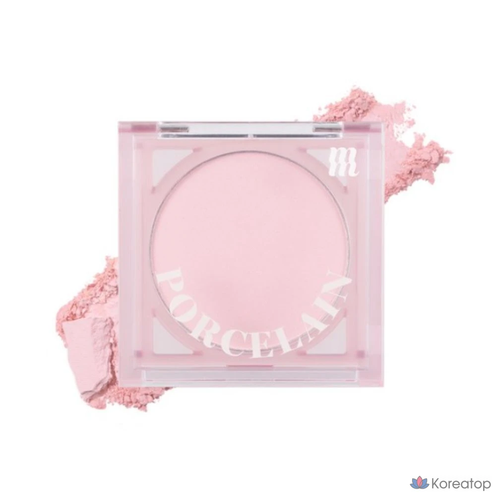Румяна MERZY Porcelain Cheek Blusher 4,2 г, цвет 02 Pairing Pink, 1 шт.