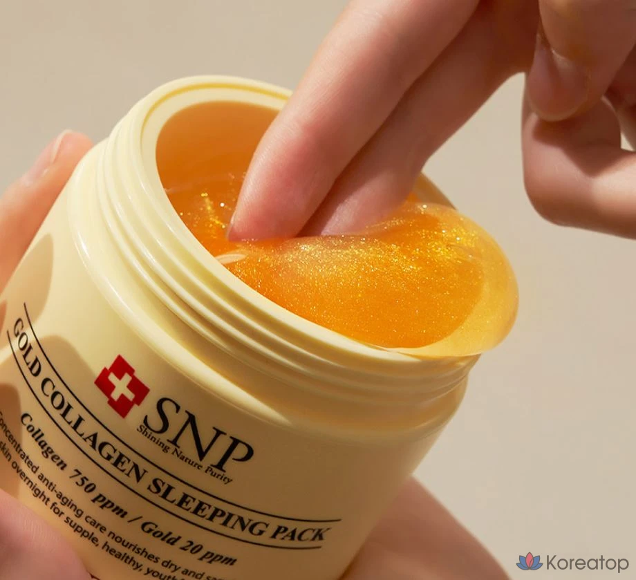 SNP Gold Collagen Sleeping Pack, 100 г, 1 упаковка